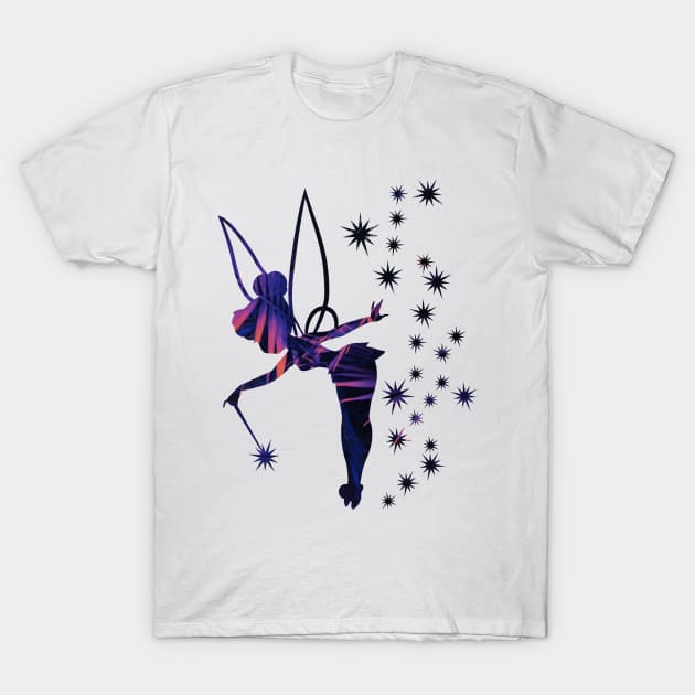 Purple Palm Tinkerbell T-Shirt by ijsw